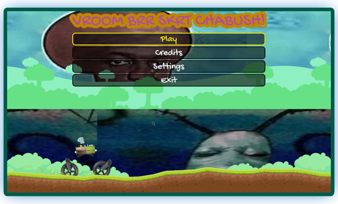 An image of the title screen of Cursed Hill Reacing